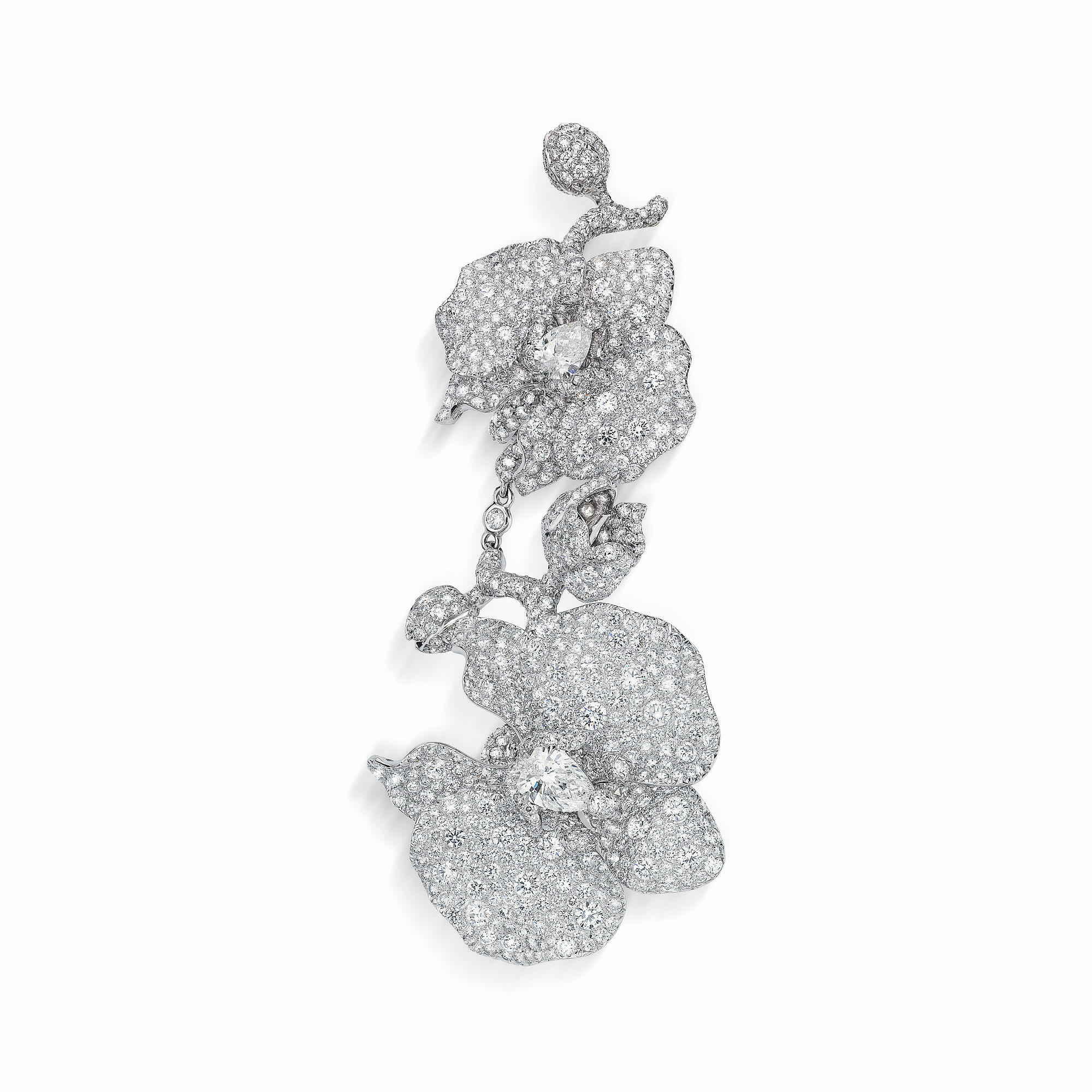 diana zhang chinese diamond jewelry brooch