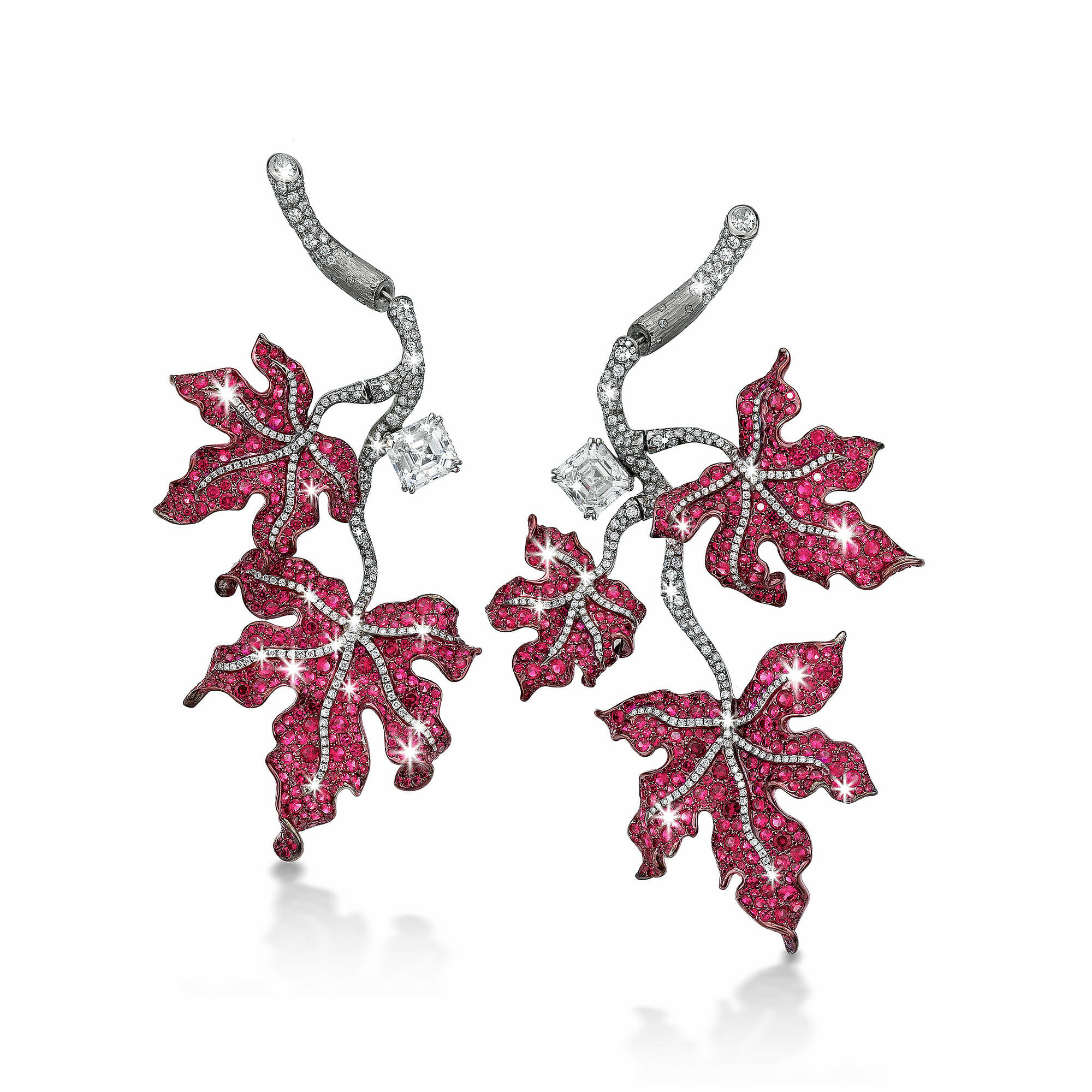 diana zhang chinese diamond jewelry earrings