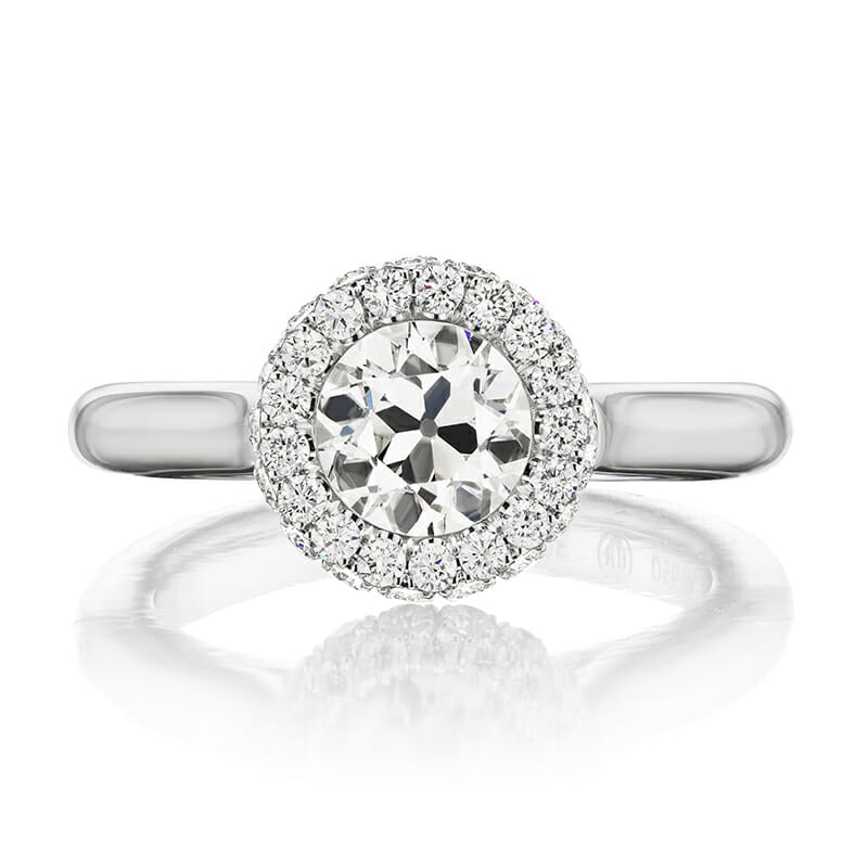 round diamond engagement ring
