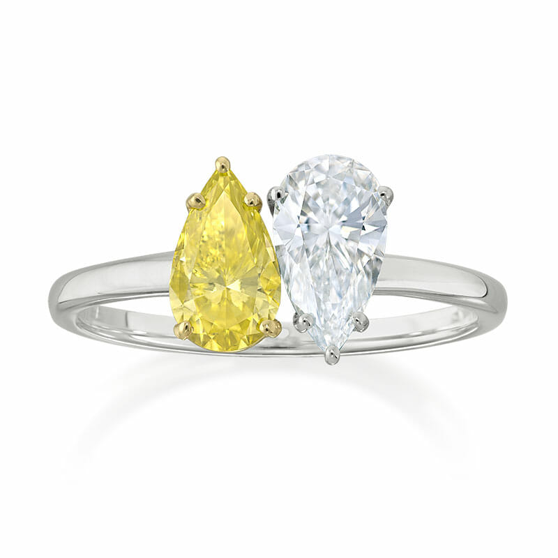 pear diamond engagement ring