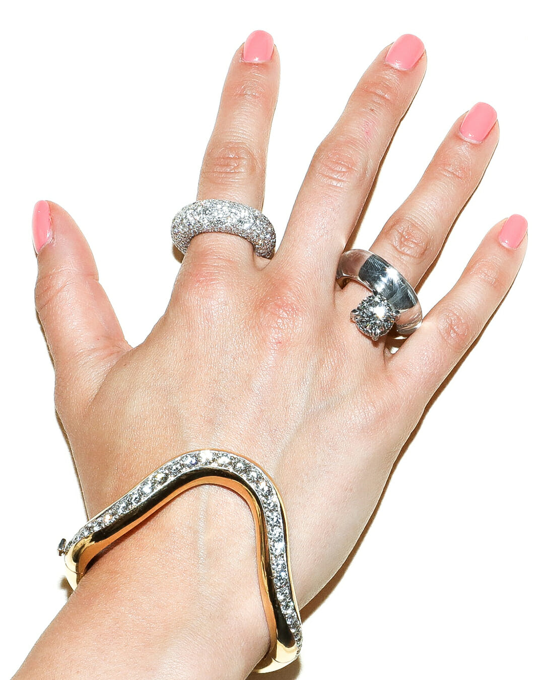 jewelry designer ana khouri tefaf diamond bracelet rings