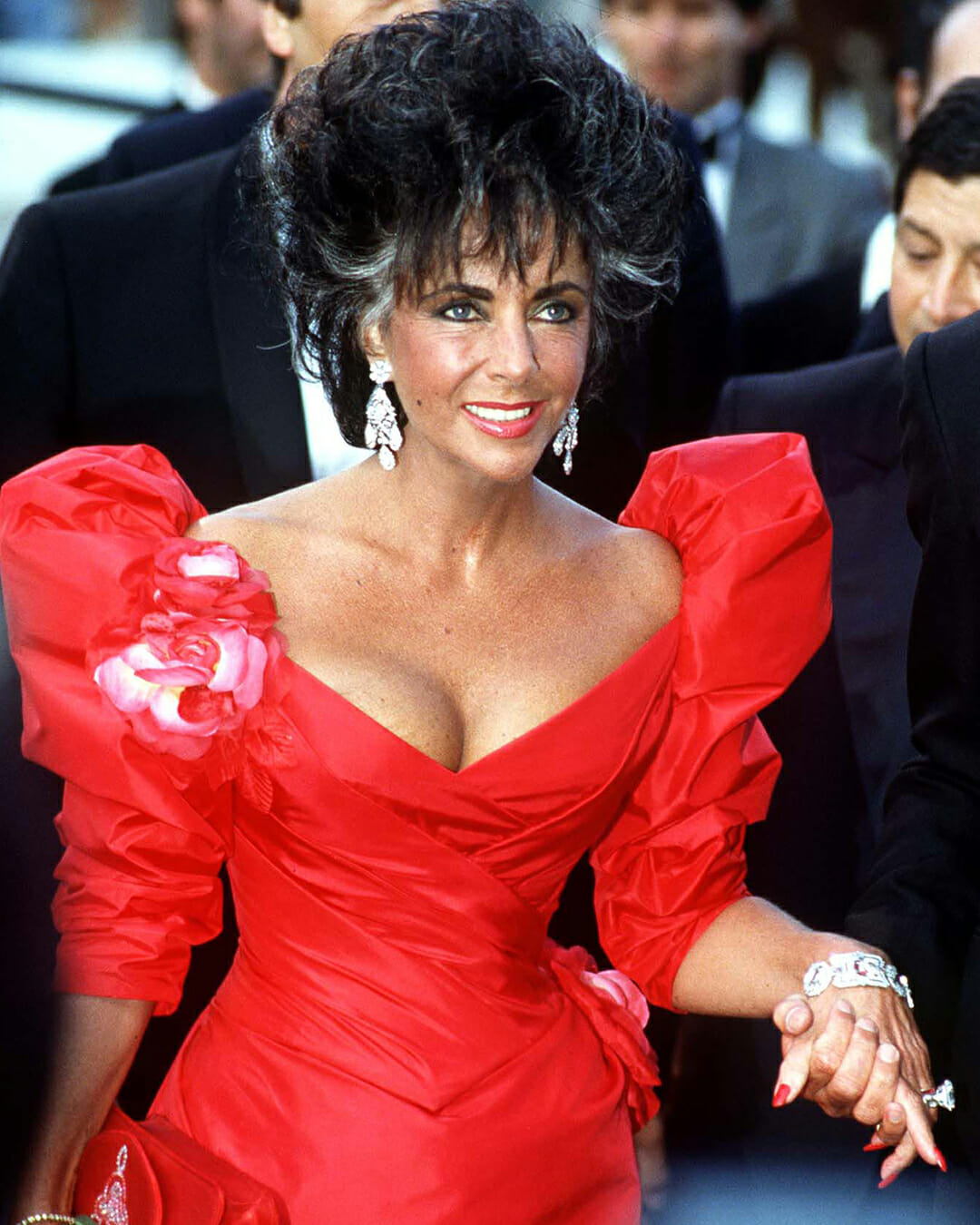 Elizabeth Taylor Cannes Film Festival 1987 diamonds