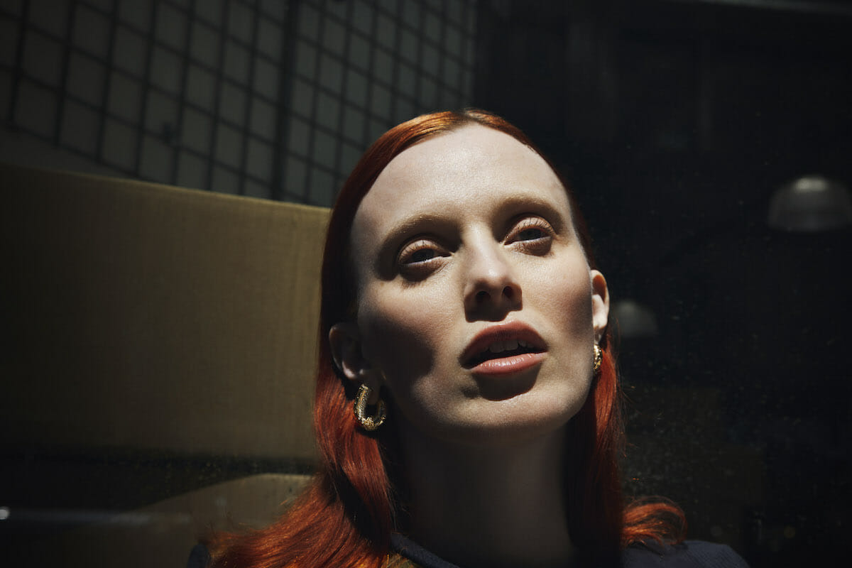 karen elson close up