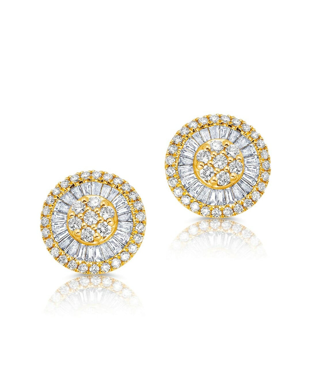 diamond stud earrings