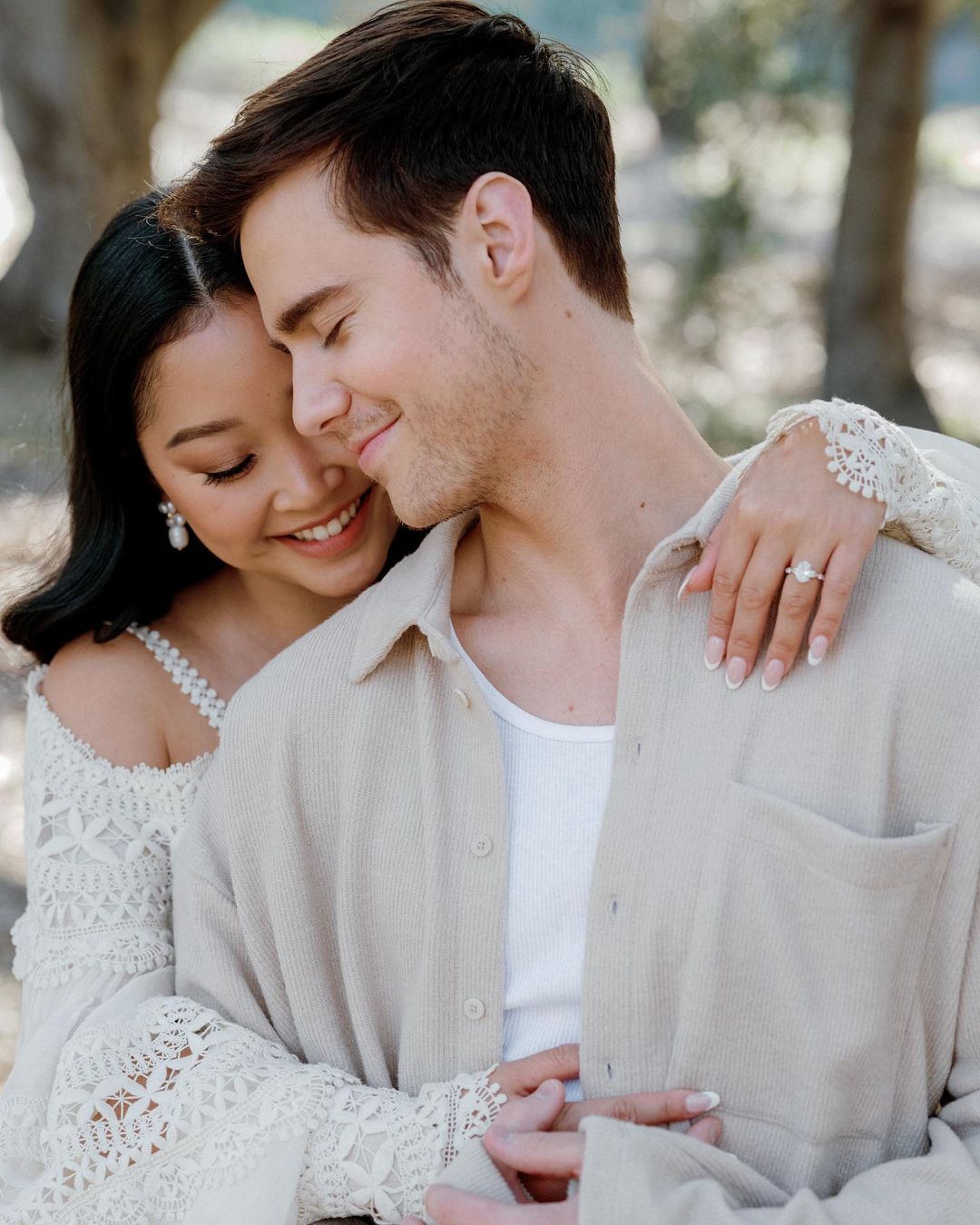 Every Major Celebrity Engagement of 2022 and the Gorgeous Diamond Rings 7 Lana Condor 2022 celebrity diamond engagement ring
