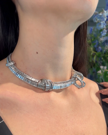 Diamonds Stole The Show at Sotheby’s Luxury Week Auction 8 Harry Winston necklace auctioned at Sotheby's Luxury Week June 2022