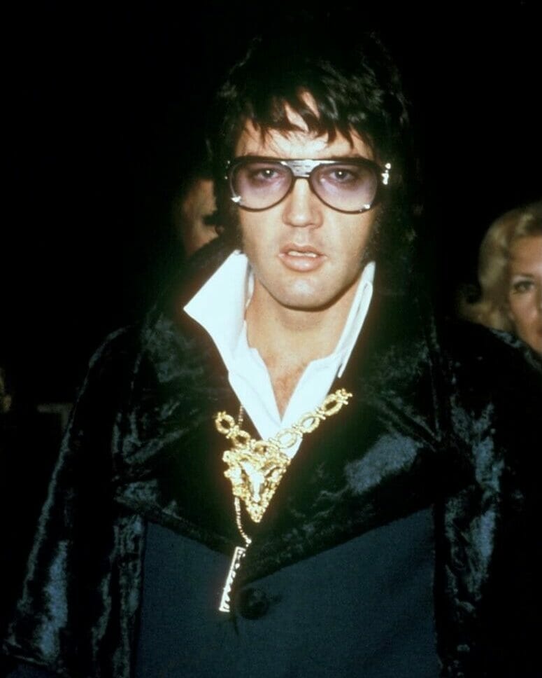 Original Elvis Presley TCB Necklace 14k Gold: Sturgis Antiques