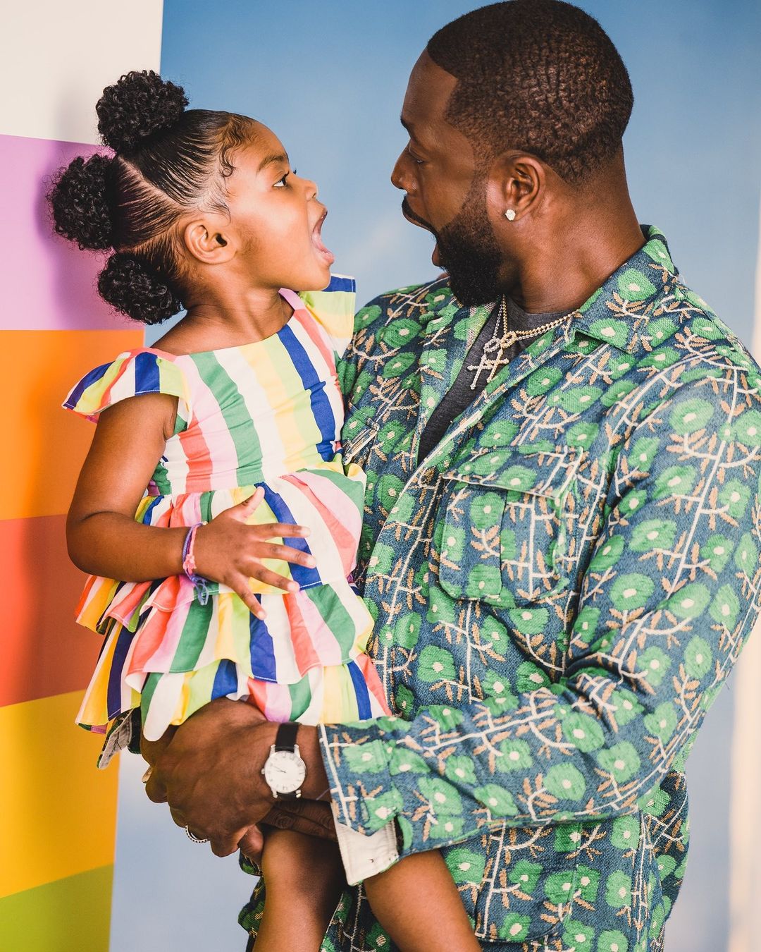 12 Celebrity Dads with the Coolest Diamond Jewellery Style 7 celebrity fathers day diamond jewelry men's dwayne wade