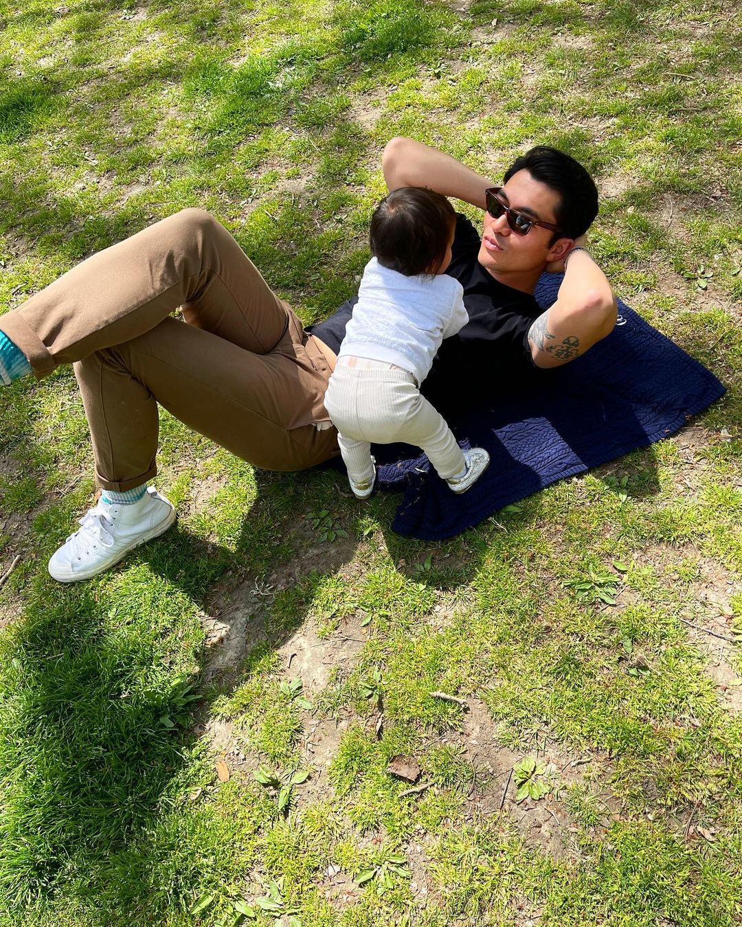 12 Celebrity Dads with the Coolest Diamond Jewellery Style 3 henry golding celebrity fathers day diamond jewelry men's