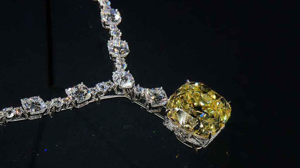 Tiffany Saatchi london yellow diamond