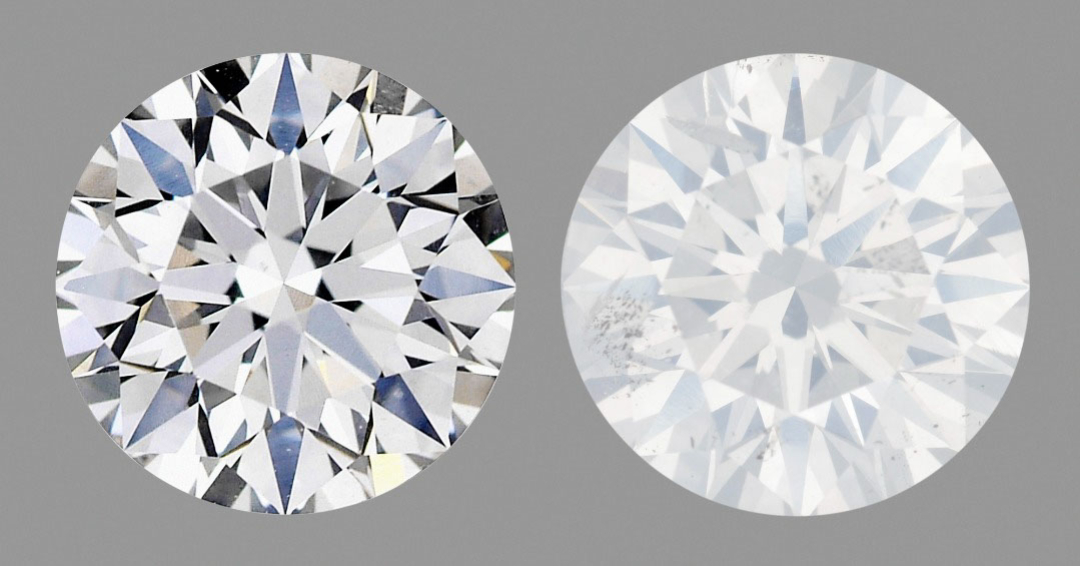 fancy white diamonds difference