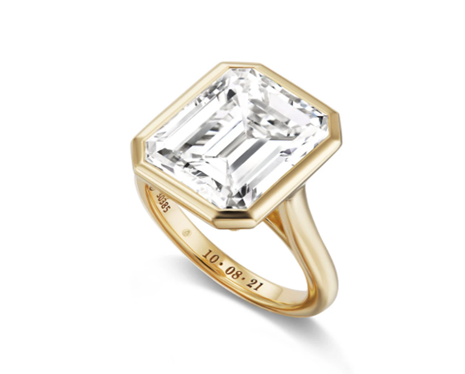briony raymond diamond engagement ring look bigger  sloan solitaire