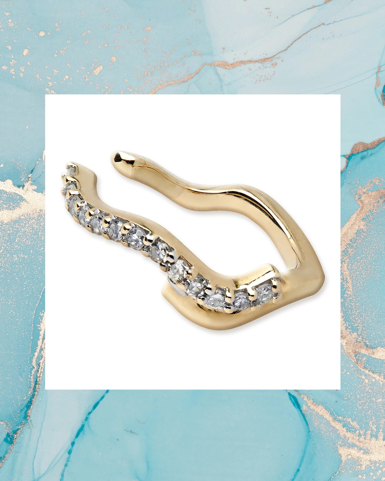 diamond ear cuff