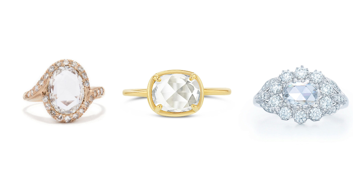 9 Designers Who Have Perfected Rose-Cut Natural Diamond Engagement Rings