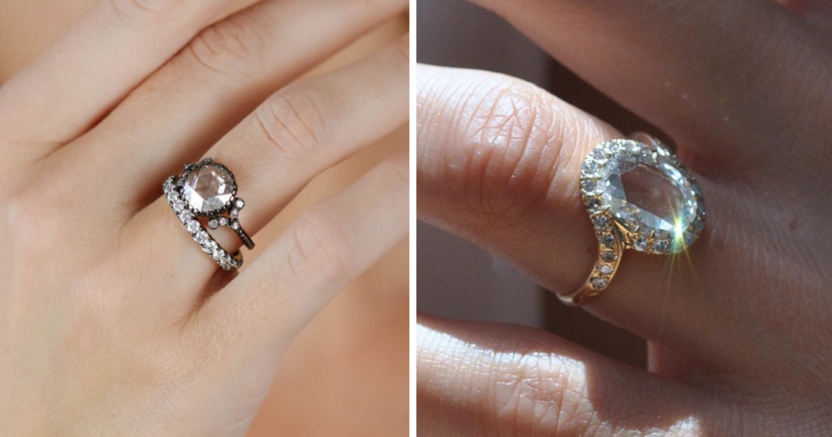 9 Designers Who Have Perfected Rose-Cut Natural Diamond Engagement Rings