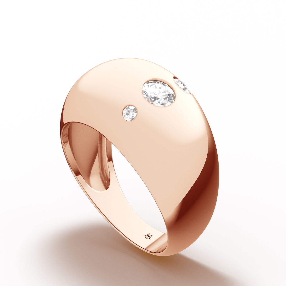 gemist dorian webb diamond jewelry dome ring