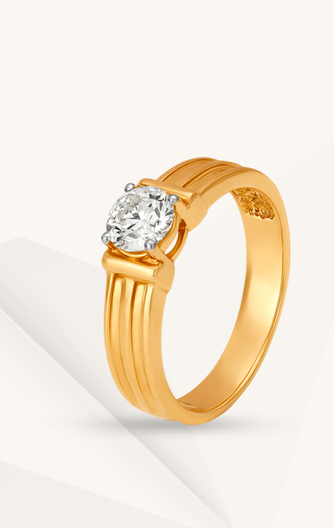 classic round solitaire engagement ring
