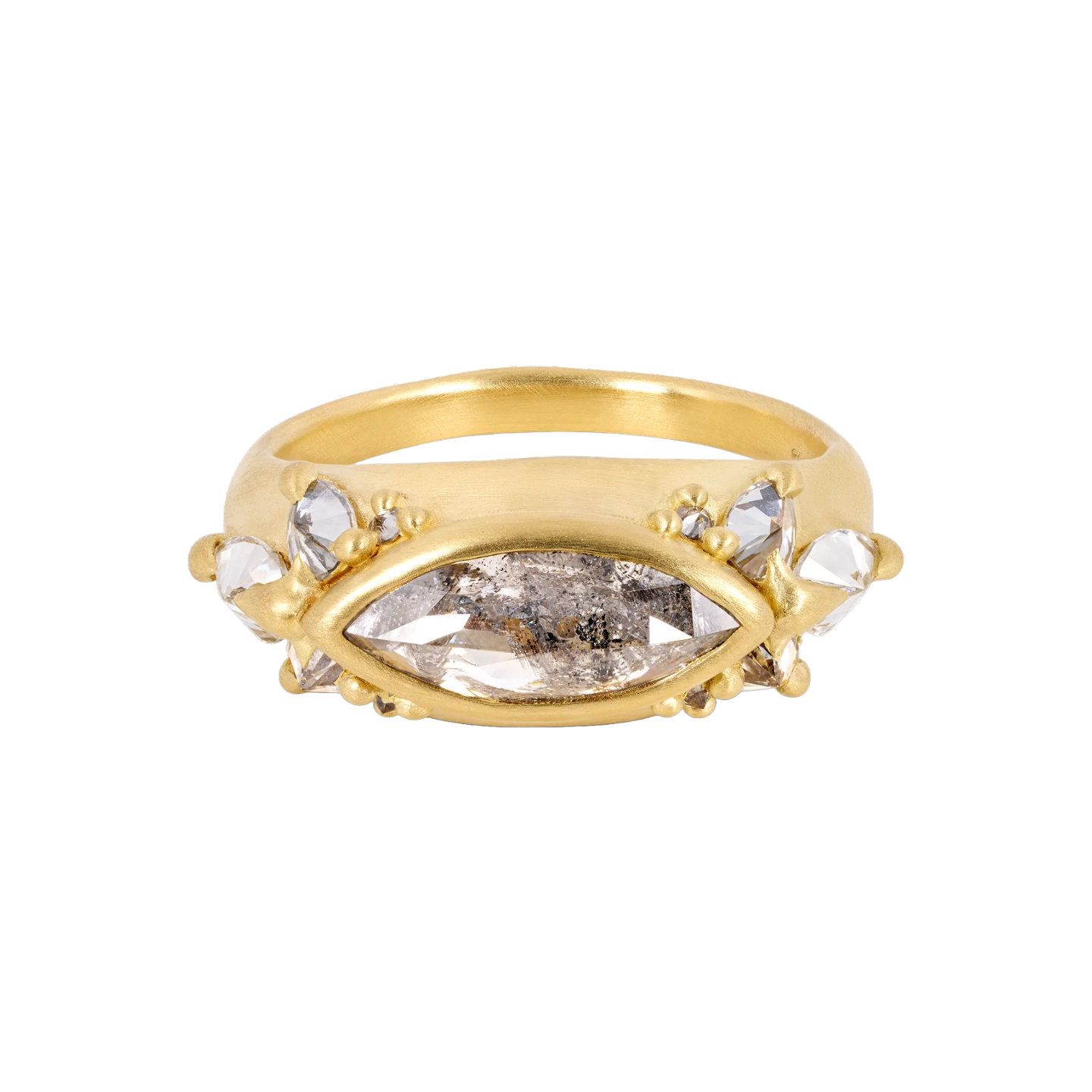 What Are Salt and Pepper Diamonds? Everything You Need to Know About Natural Diamonds with Heavy Inclusions 7 salt and pepper diamonds