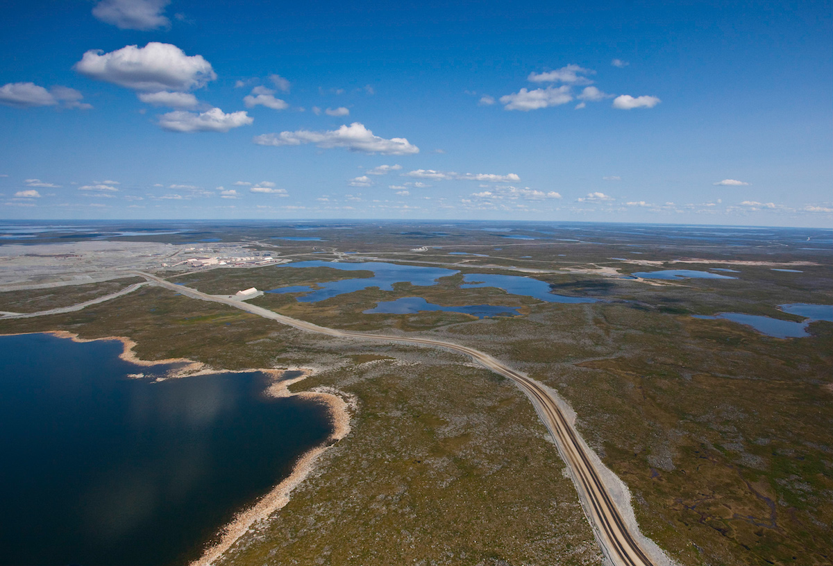 diamond mining environment canada nature landscape