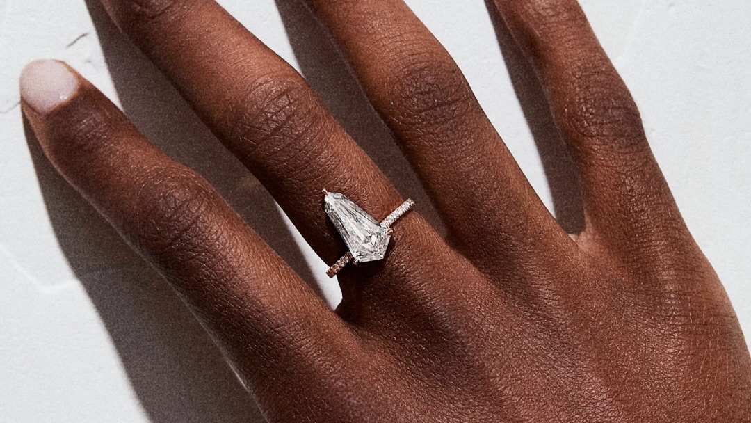 The Edgy Allure of Kite Cut Engagement Rings 1 kite cut engagement ring