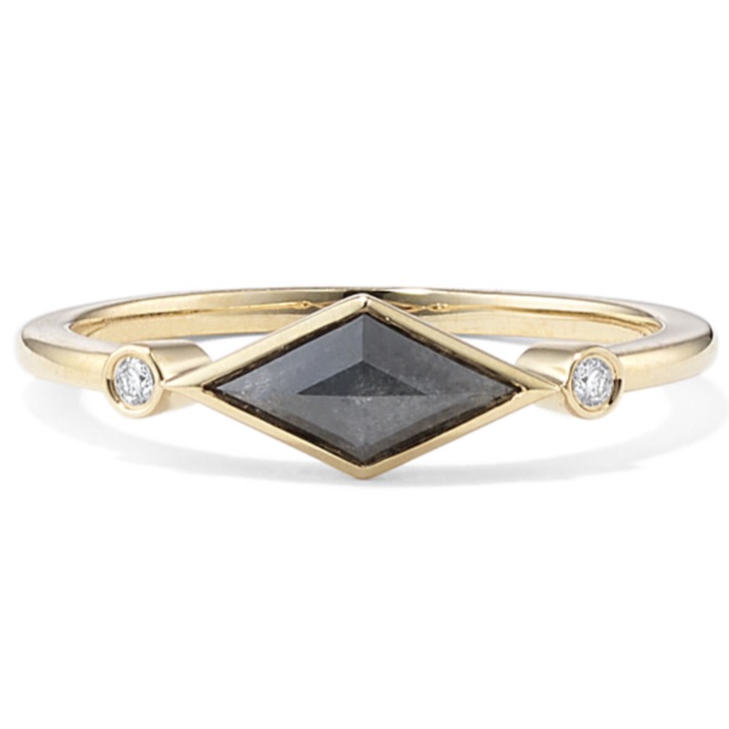 kite cut engagement ring