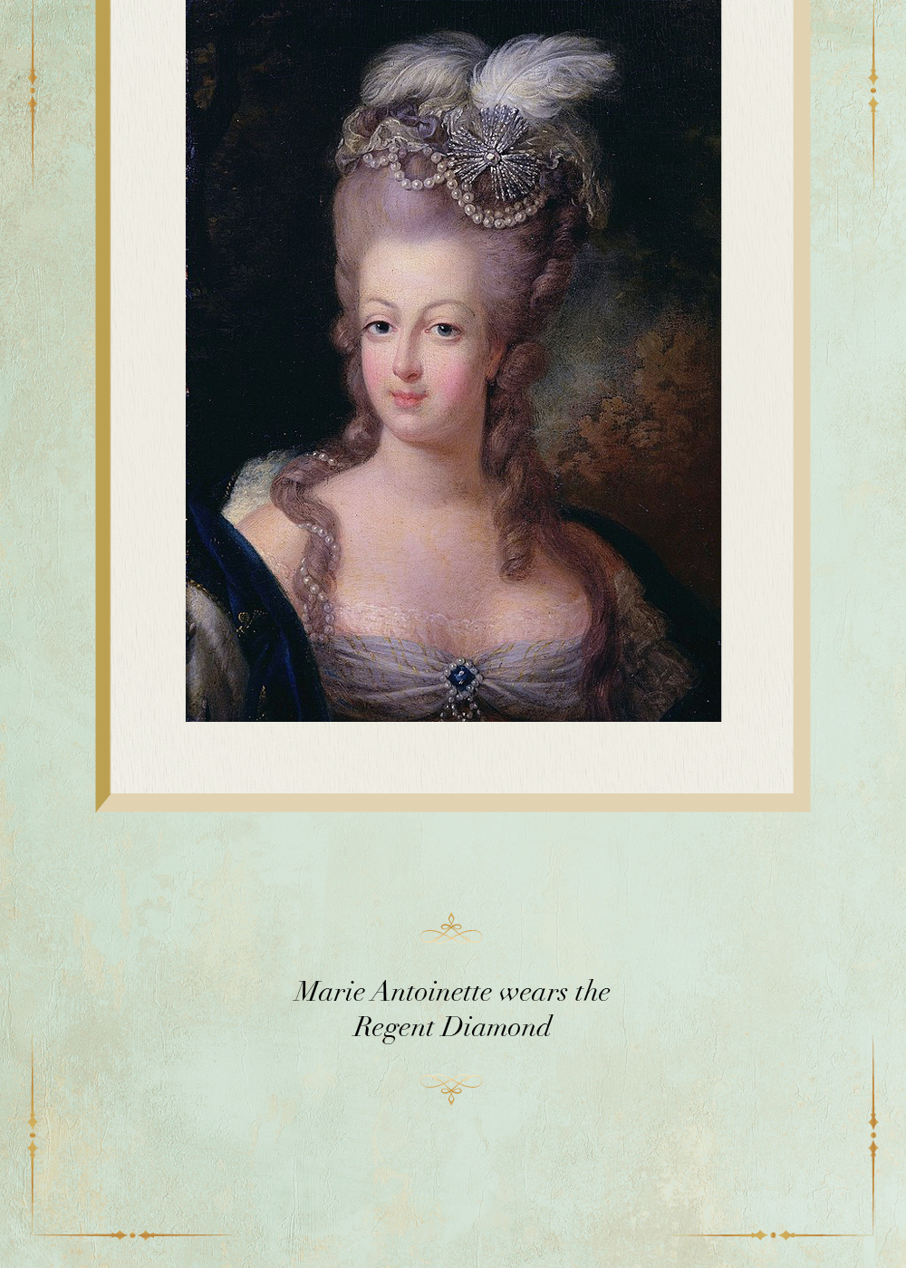 marie antoinette wear regent diamond Marie Antoinette wears the regent diamond
