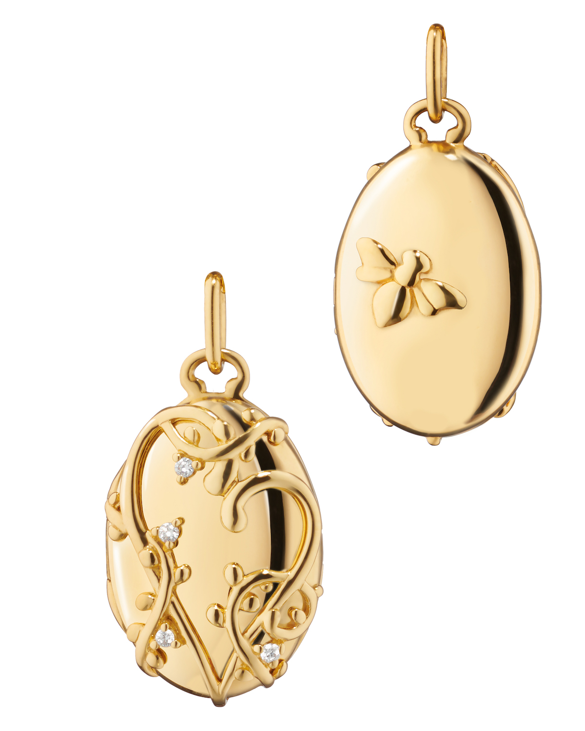 Transcend the Regency Era with this Bridgerton Inspired Natural Diamond Jewelry Collection 2 locket bridgerton jewelry diamond monica rich kosann