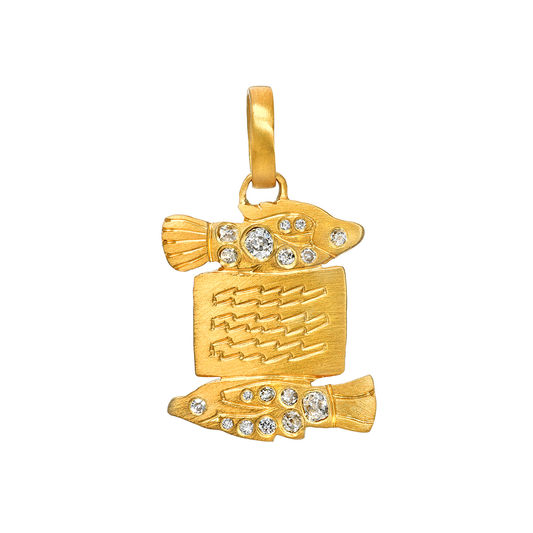 2022 holiday gift guide natural diamond jewelry fish charm
