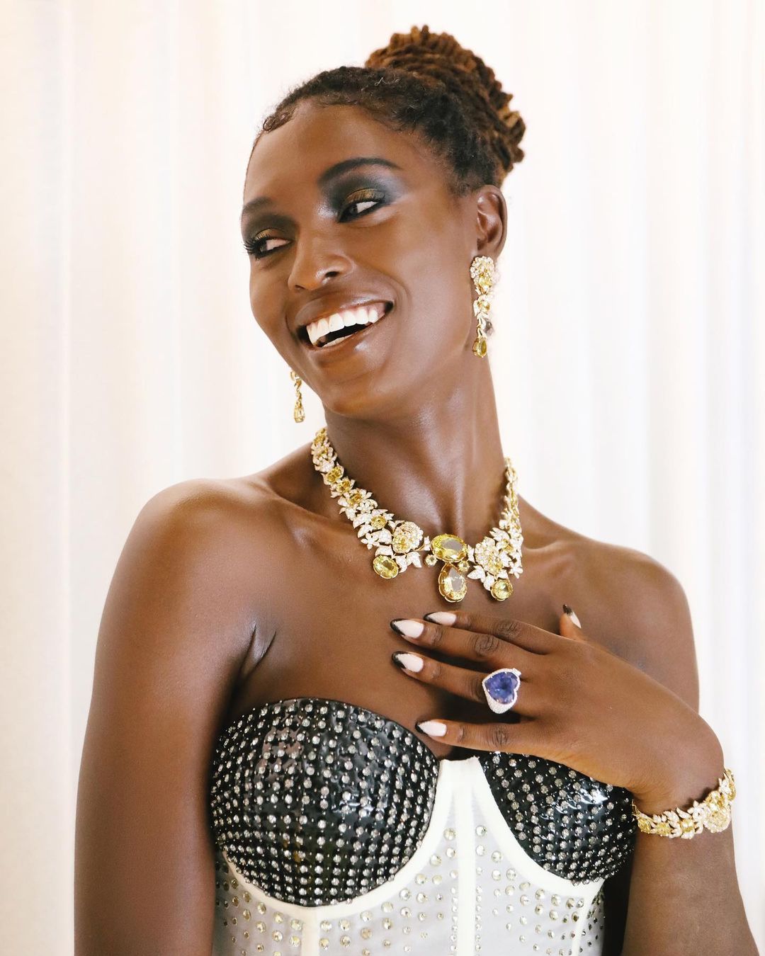 fashion in Jodie Turner Smith's jewelry style
