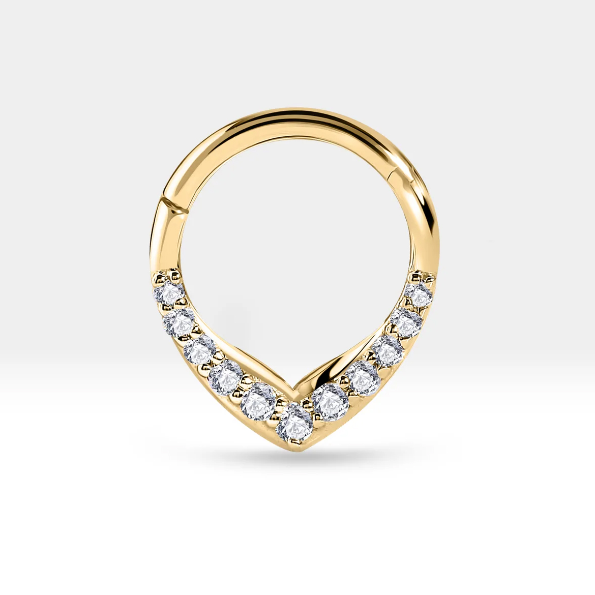 diamond septum piercing