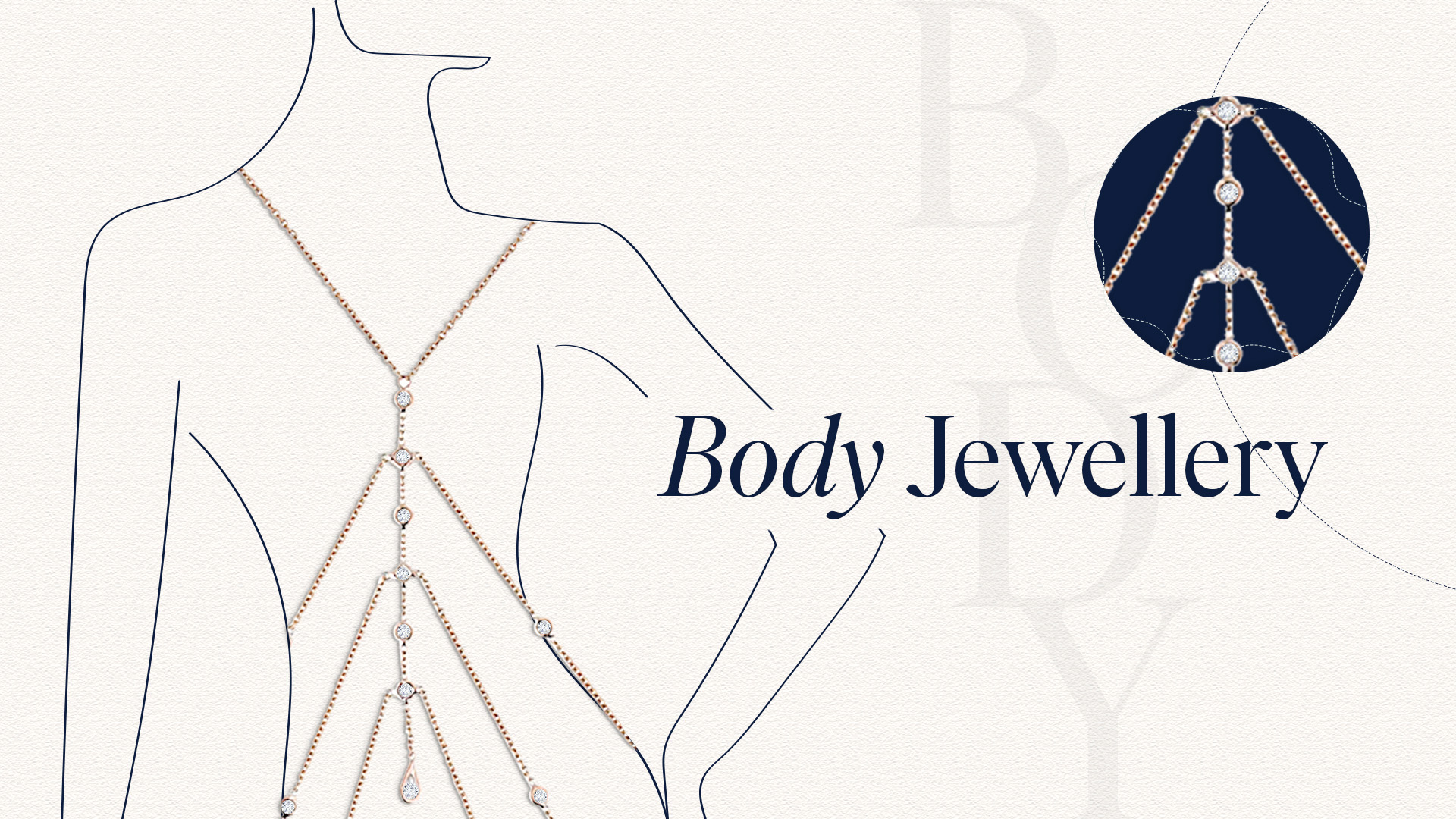 Diamond body jewellery