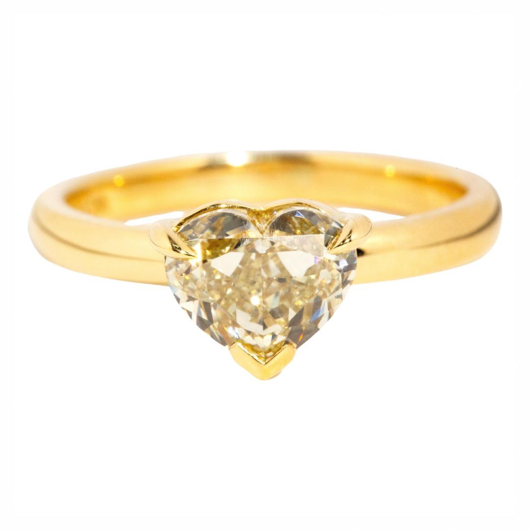 Heart Plot Diamond 25 Stunning Heart-Shaped Diamond Jewelry Gift Ideas