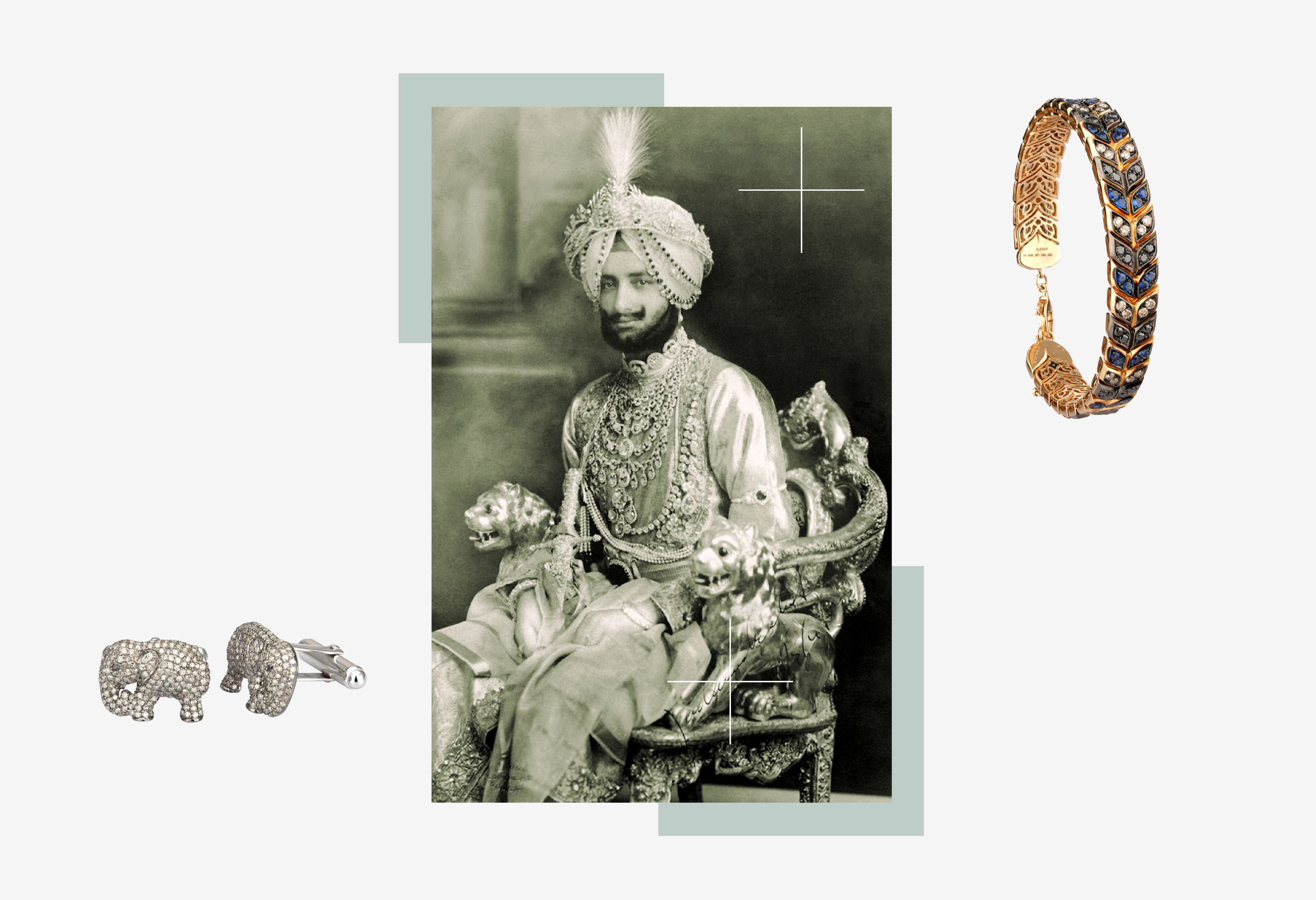 Yadavindra Singh wearing diamond bracelet