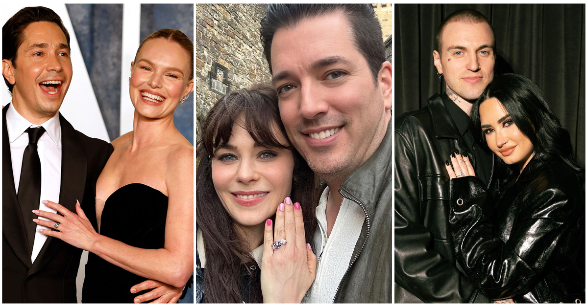 Massive Engagement Rings Celebrities Showed Off in 2021