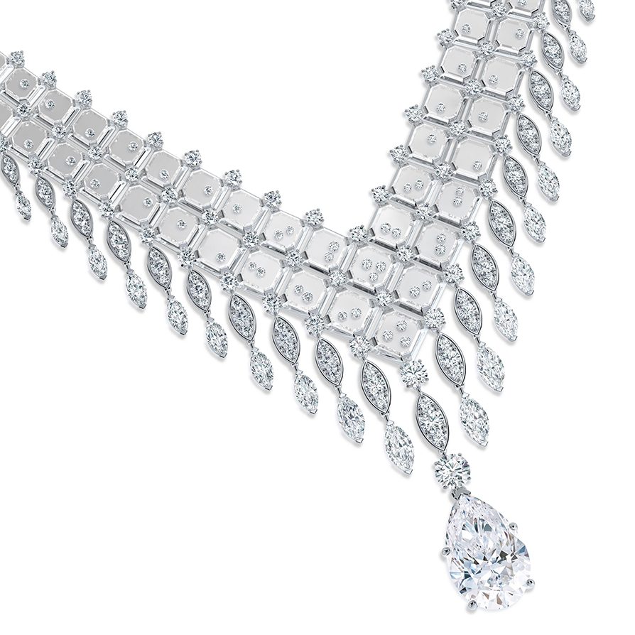 De Beers’ 20-carat diamond necklace