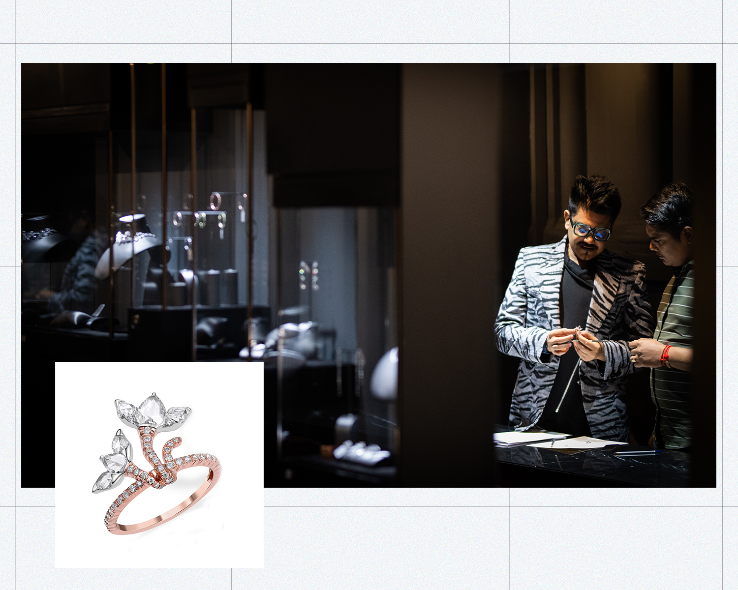 Giving Portrait Cuts A New Lease of Life 2 VAK Jewels: Crafting Timeless Luxury with Minimal Metal and Floating Gemstones
