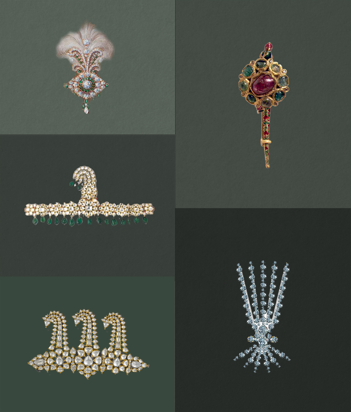 Various diamond sarpech