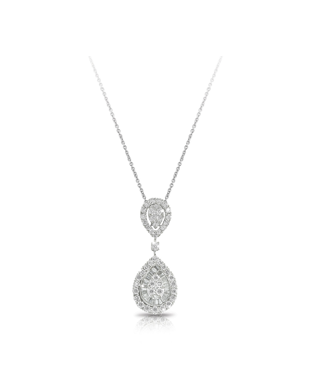 diamond necklace with pendant