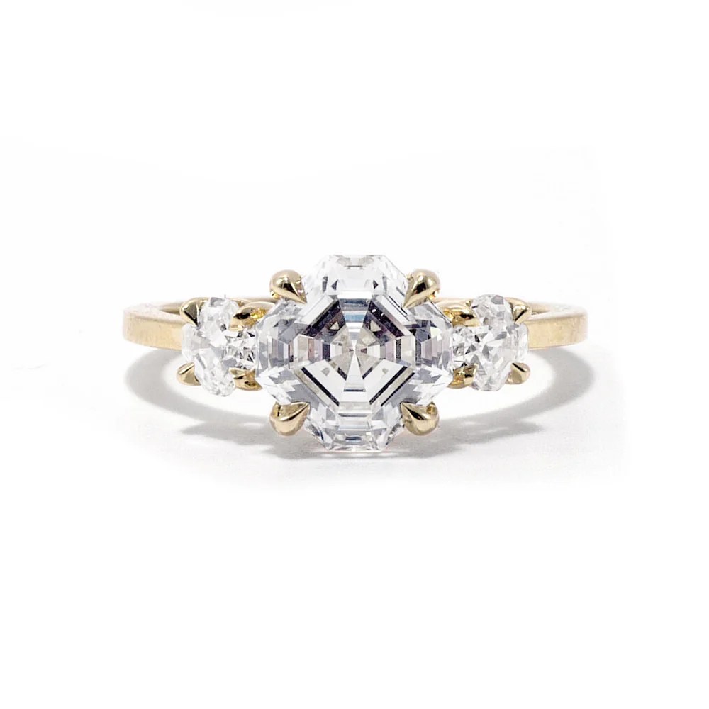 Why Asscher Cut Rings Are the Ultimate Vintage-Lover's Dream 4 Asscher cut ring