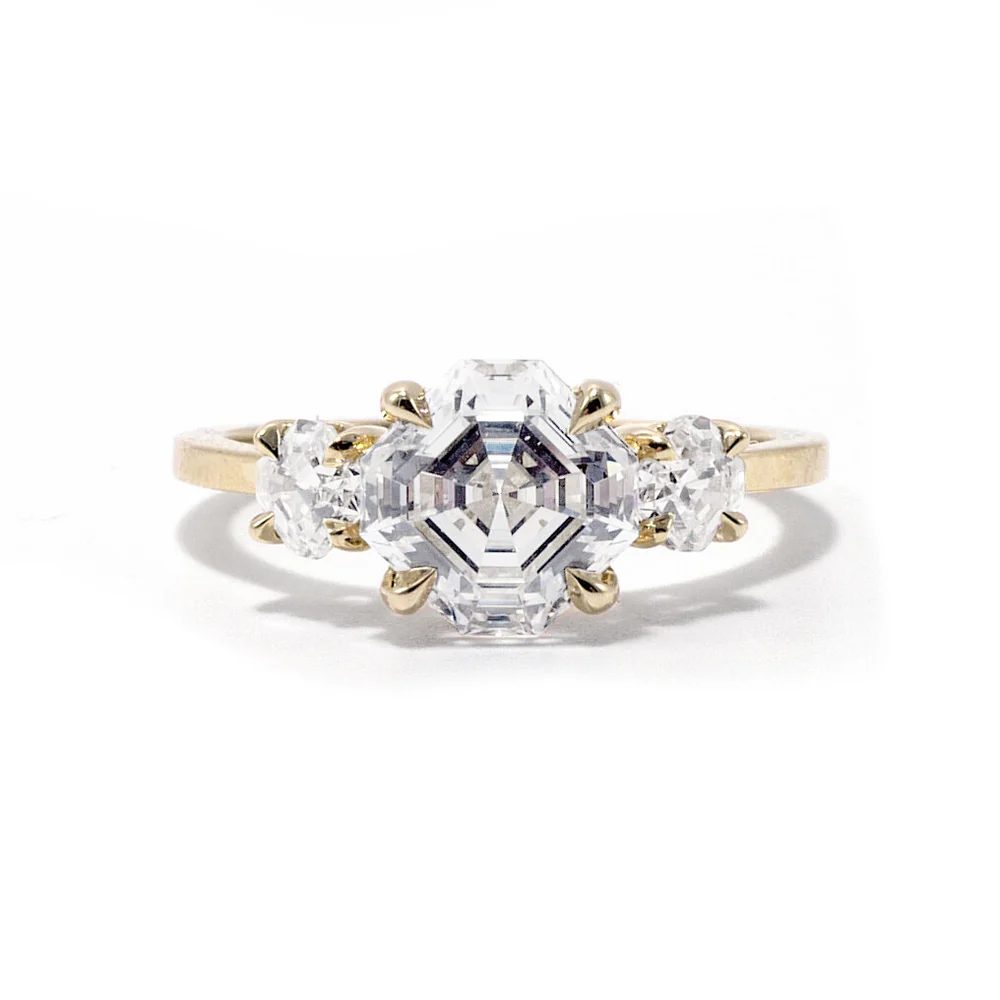 Ashley Zhang Asscher Cut Ring