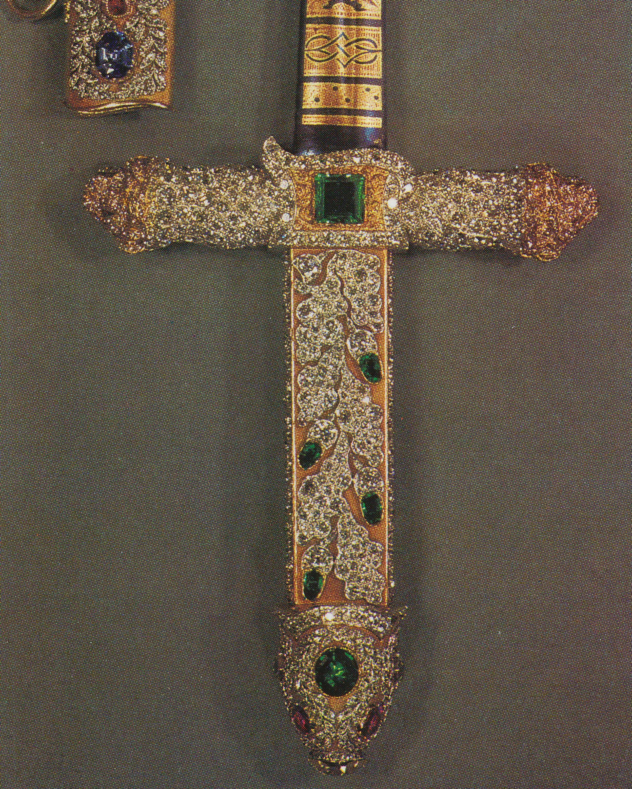 coronation jewels: The Jewelled Sword of Offering