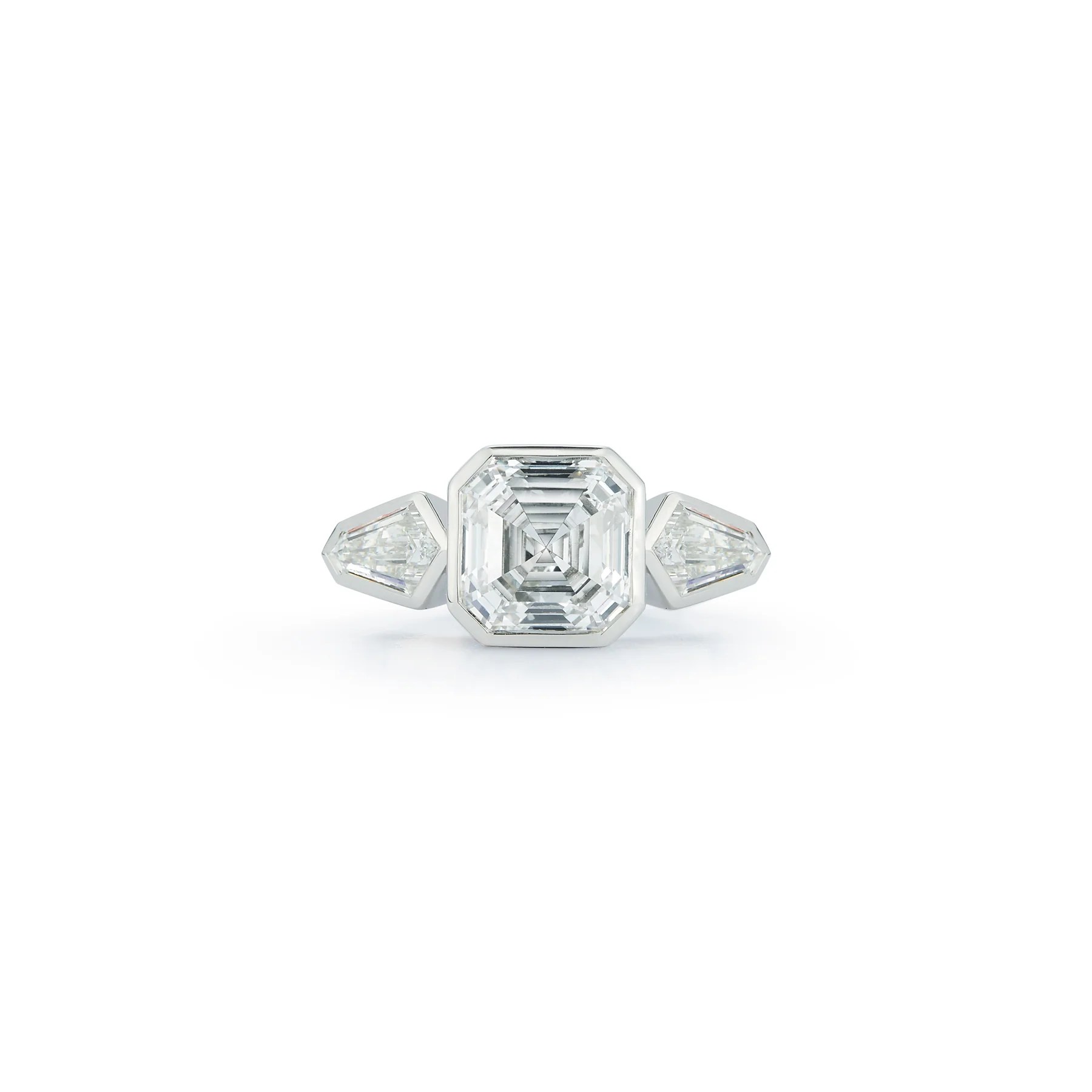 Asscher cut ring