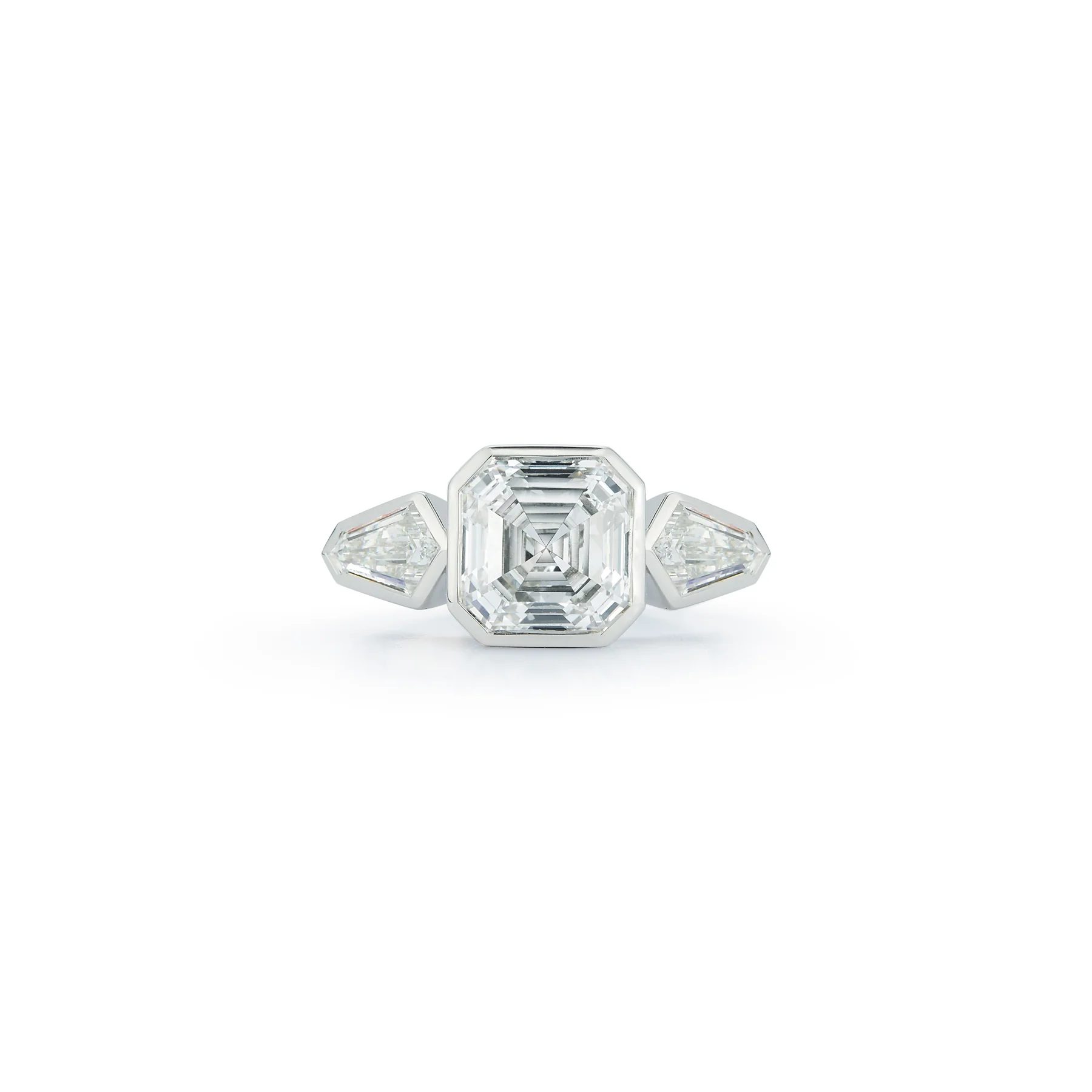 Asscher cut ring