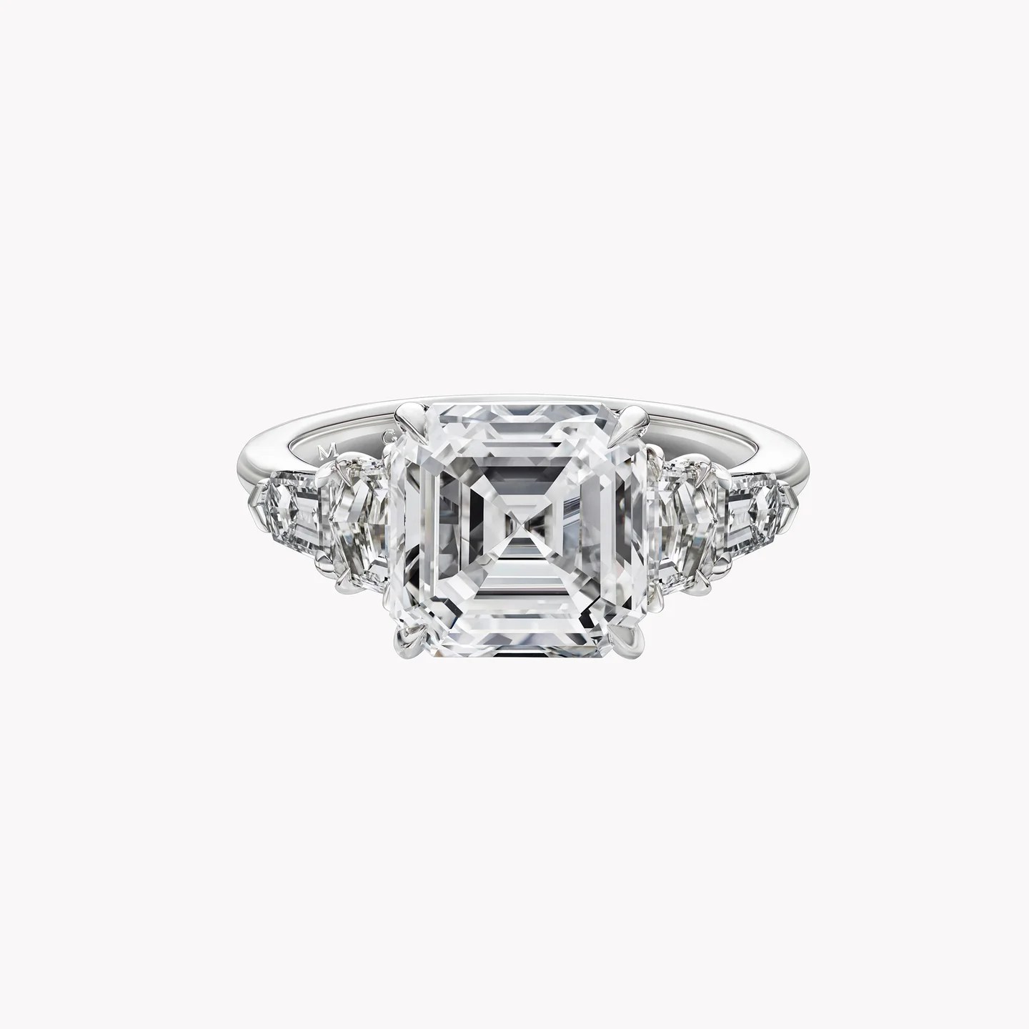 Asscher cut ring