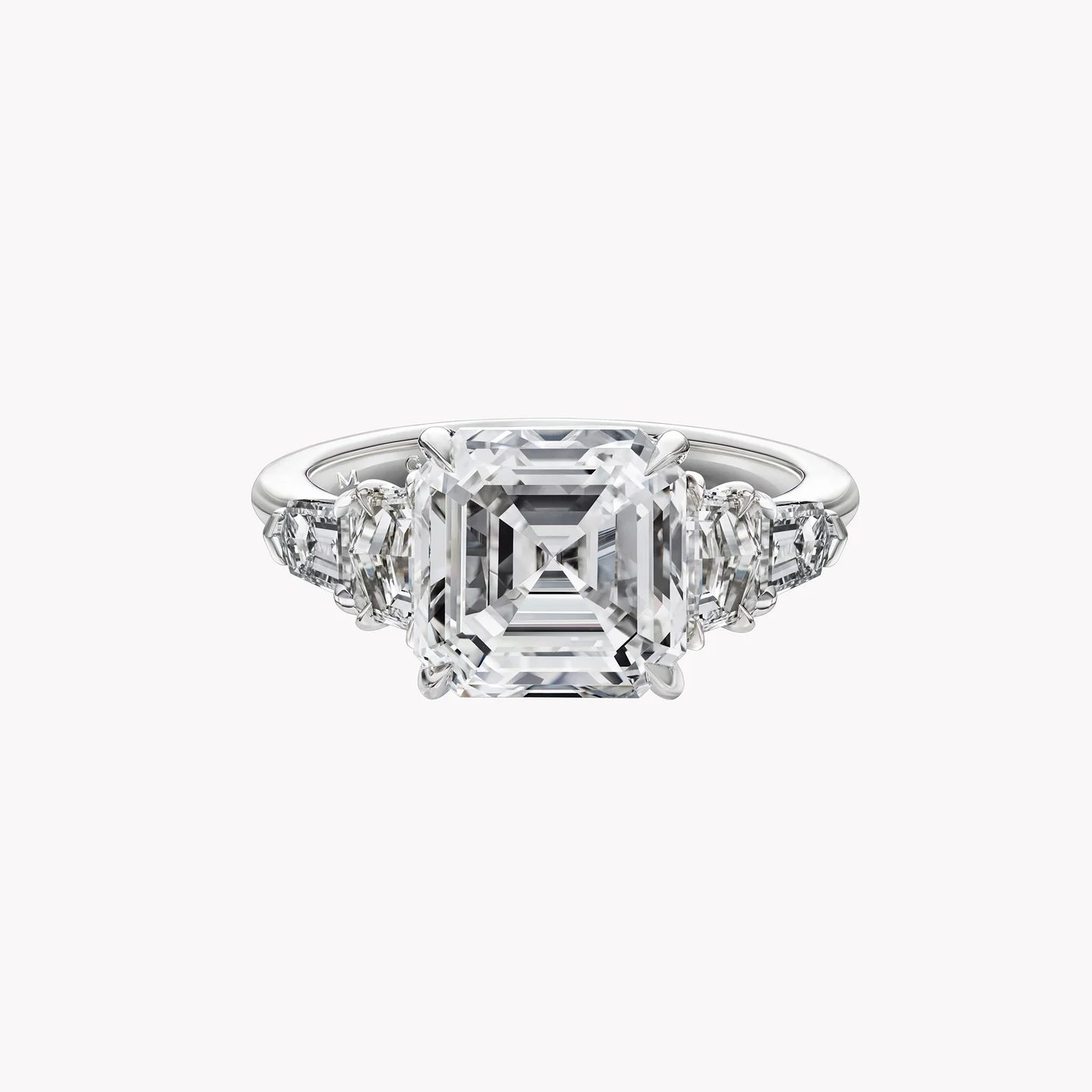 Asscher cut ring