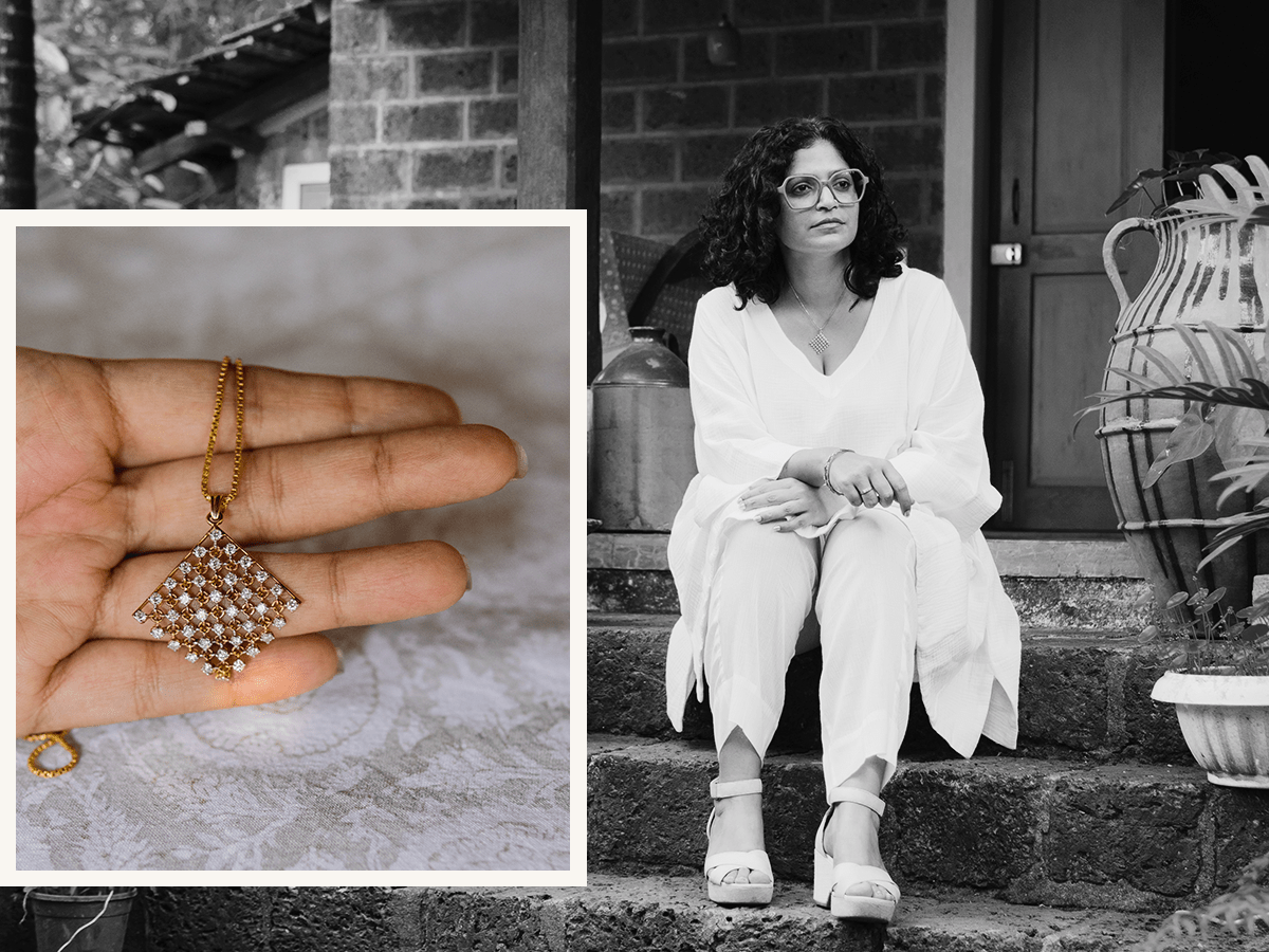 A Hearty Affair: Shubhra Shankhwalker 2 Shubhra Shankhwalker's Diamond Pendant