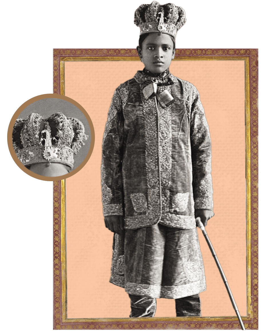 diamond embedded in the crowns of Raja of Balarampur
