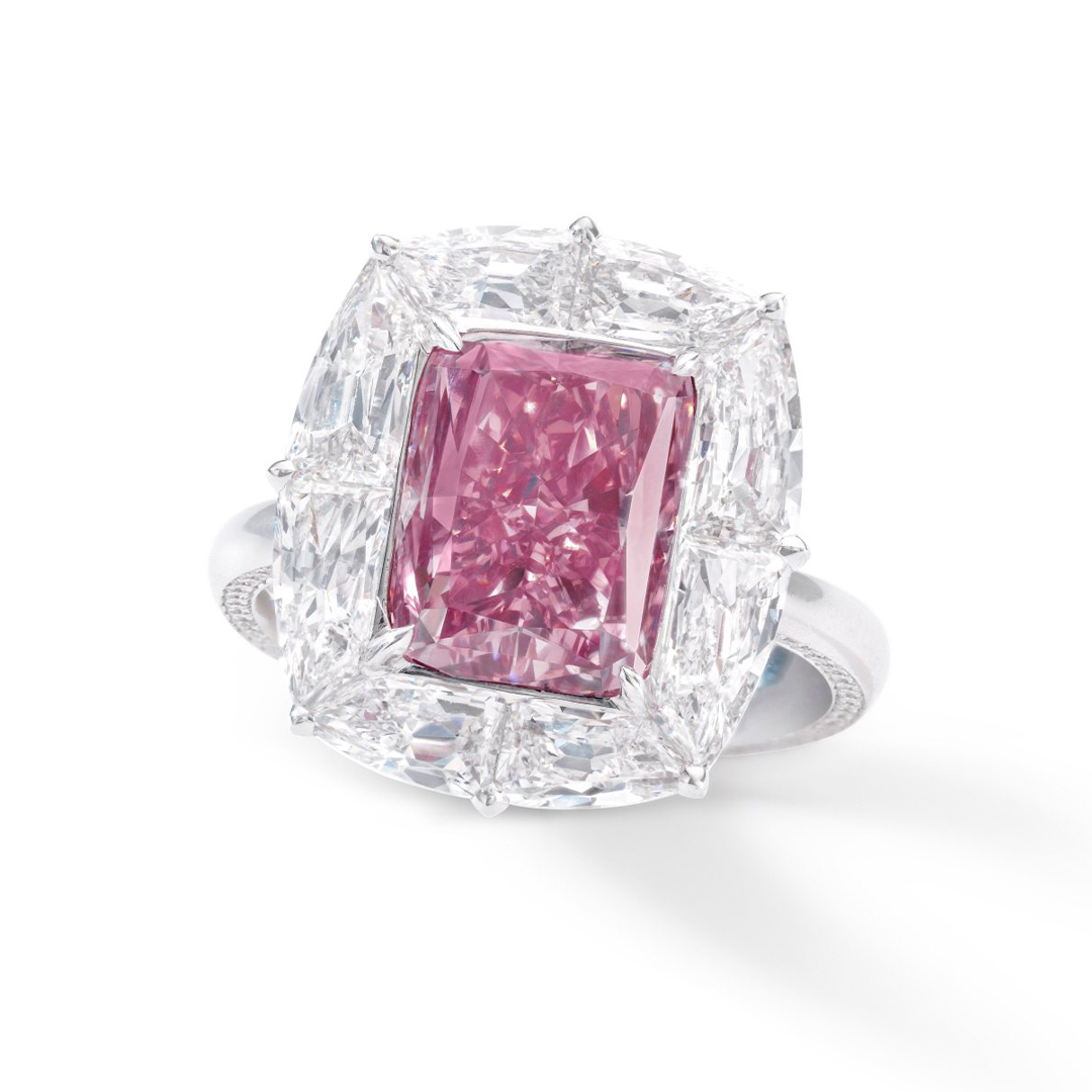 Purplish Pink Diamond Ring
