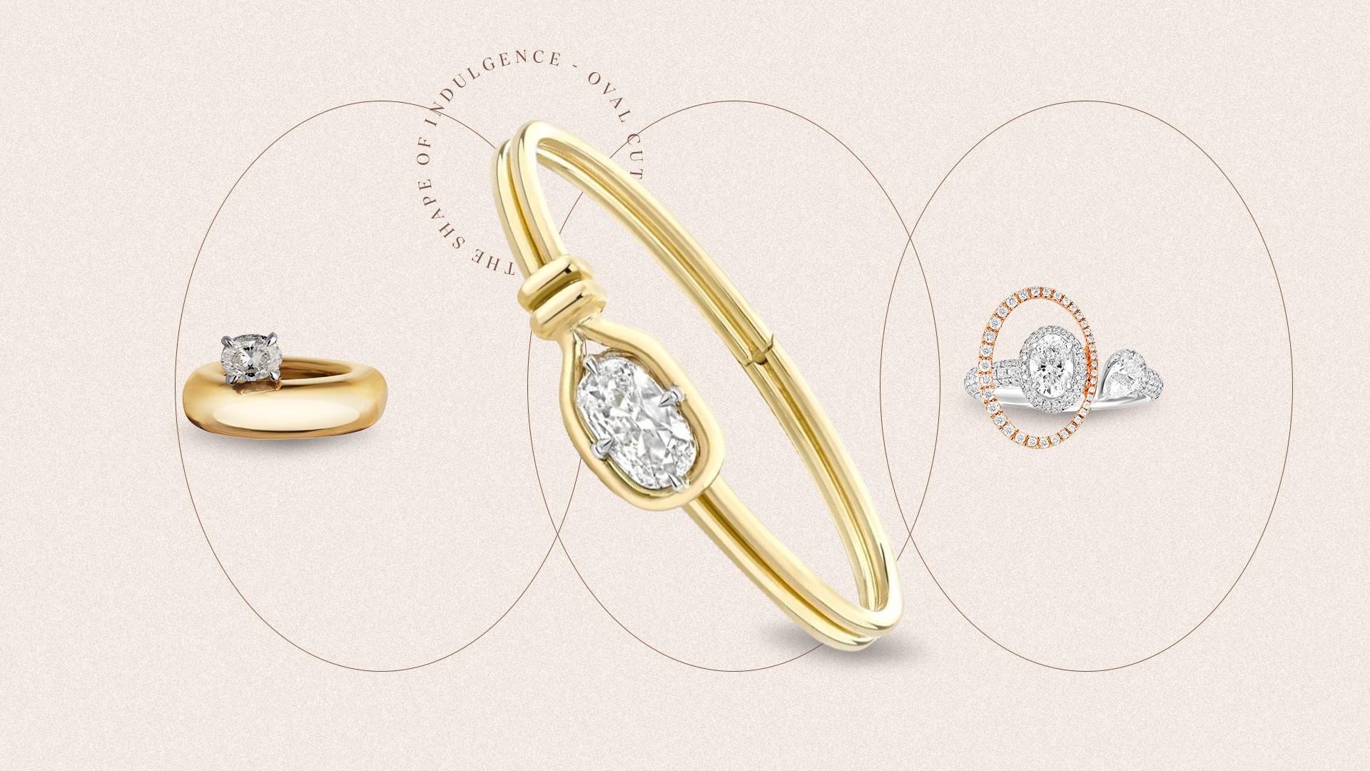 Gorgeous oval cut diamond rings