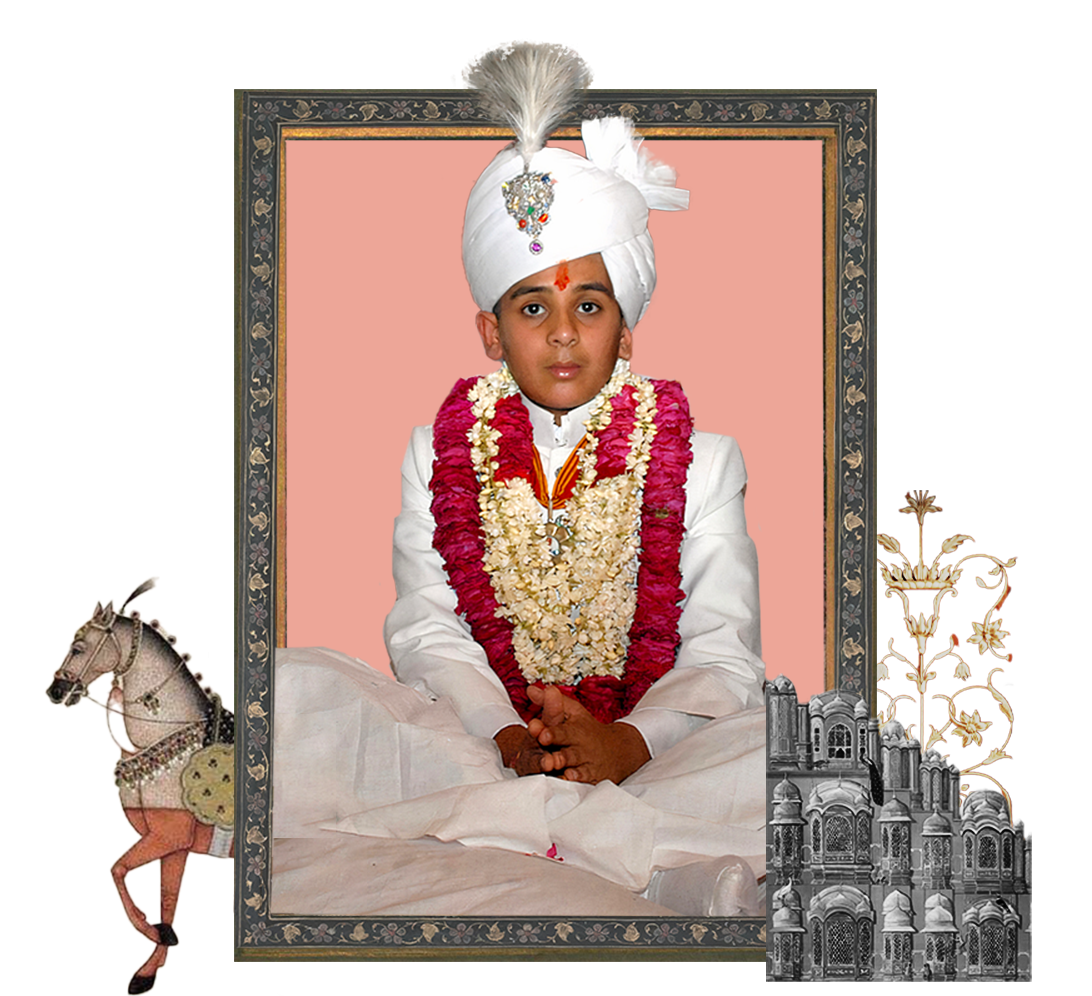 Maharaja Sawai Padmanabh Singh wearing diamond Sarpech